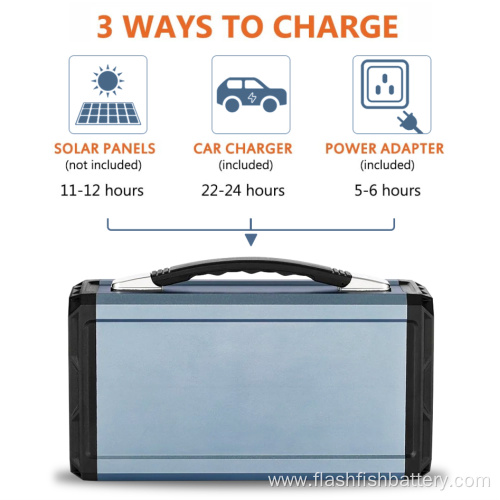 portable mini solar energy storage generator